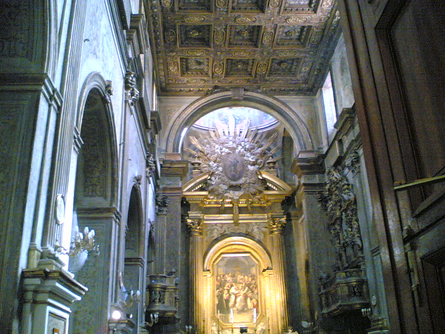 interno chiesa gesù delle monache